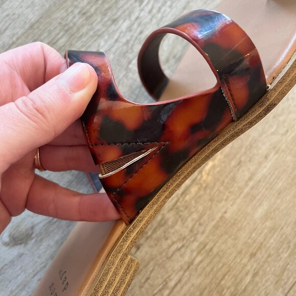 Womens a new day Animal Print Sandals - 9 - Picture 6 of 6